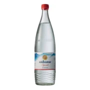 Mineralwasser Adelbodner, viel Kohlensäure, Glas – 12 x 1 Liter