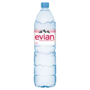 Mineralwasser Evian, ohne Kohlensäure, PET – 6 x 1.5 Liter