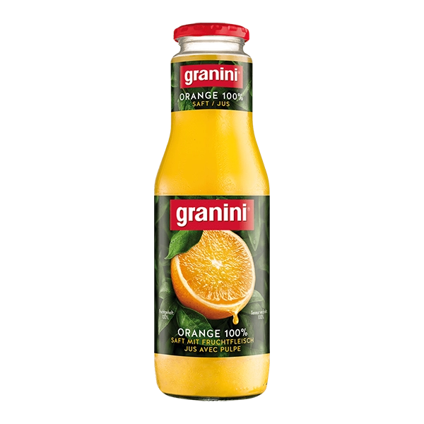 Granini Reiner Orangensaft - Der pure Genuss sonnengereifter Orangen.