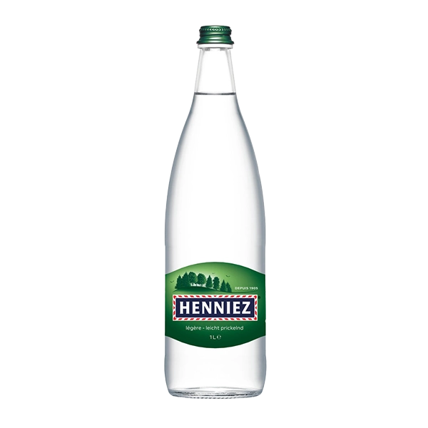 Henniez, wenig Kohlensäure