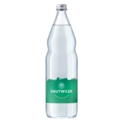 Mineralwasser Knutwiler, ohne Kohlensäure, Glas – 12 x 1 Liter