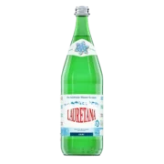 Mineralwasser Lauretana natural, Ohne Kohlensäure, Glas, 6 x 1 Liter