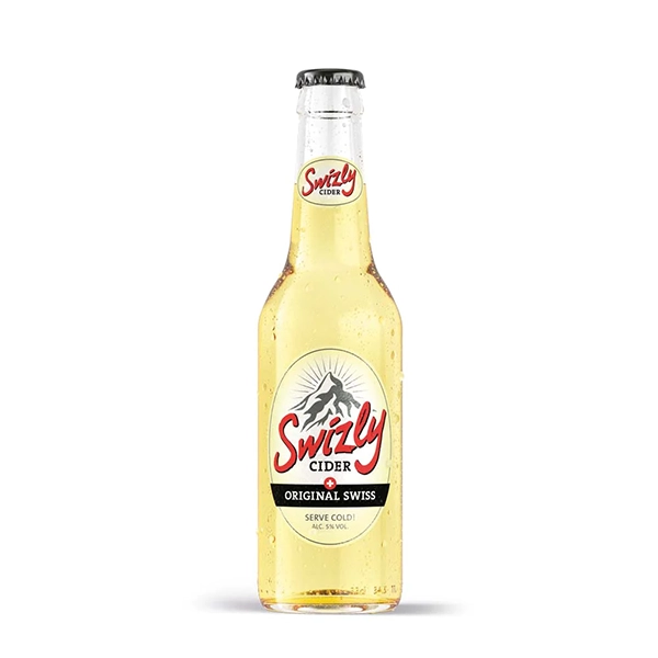 Genießen Sie den erfrischenden Möhl Swizly Swiss Cider - ein Schweizer Cider mit einzigartigem Geschmack.