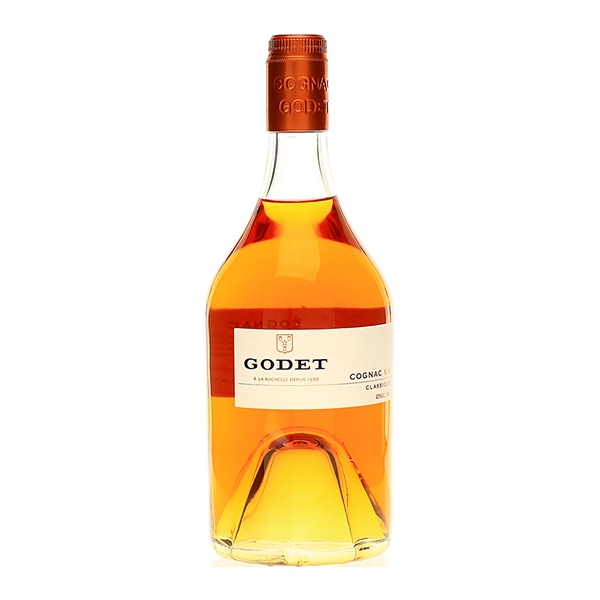 Cognac Godeau: Eine Flasche des exquisiten Cognacs mit reichem Geschmack und französischer Eleganz