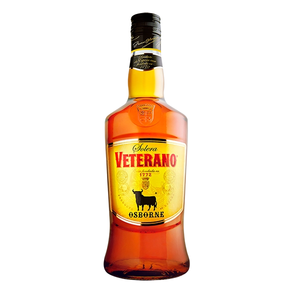 Osborne Veterano: Eine Flasche des geschmackvollen spanischen Brandys mit weicher Textur und angenehmer Süße