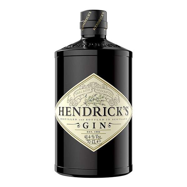 Hendrick‘s Gin: Eine Flasche des einzigartigen Gins mit einer unverwechselbaren Kombination von Botanicals