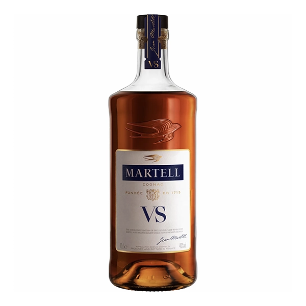Cognac Martell *** VS: Eine Flasche des erstklassigen VS Cognacs mit intensivem Geschmack und traditionsreichem Erbe