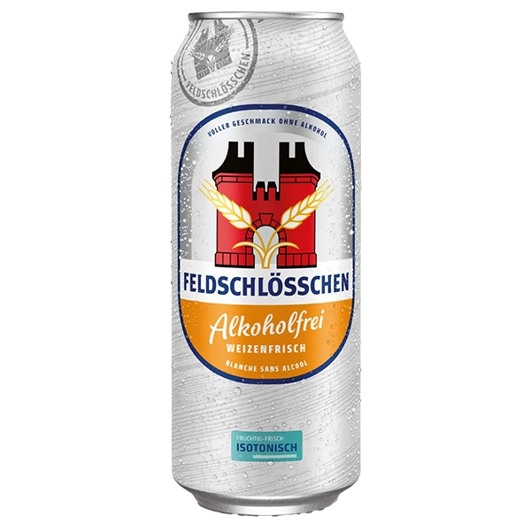 "Flasche Feldschlösschen alkoholfrei Weizenfrisch Bier"