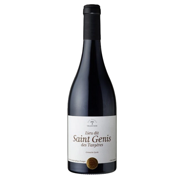 "Flasche mit Grenache Syrah aus der Region Côtes Catalanes IGP"