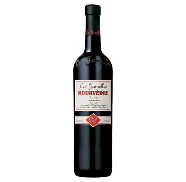 "Flasche Mourvèdre Vin de Pays d'Oc Wein"
