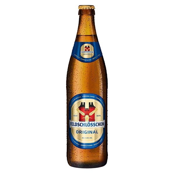 "Flasche Feldschlösschen Original Bier"