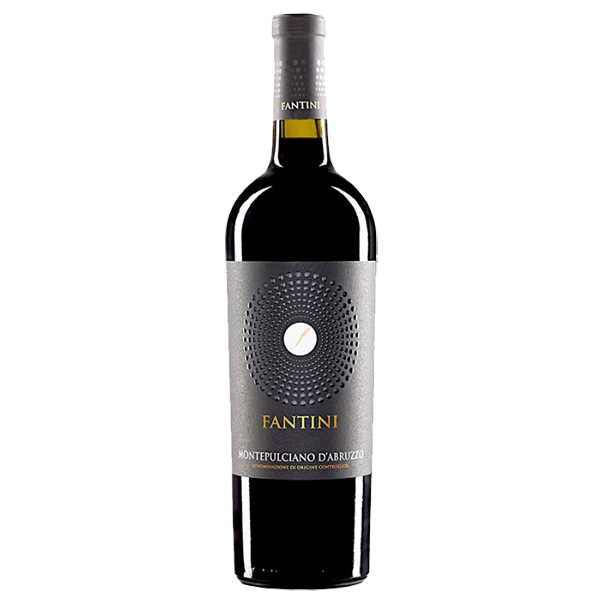 "Flasche Montepulciano d'Abruzzo DOC Fantini Farnese Wein"