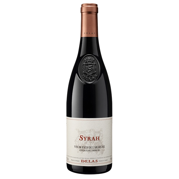 "Flasche Syrah Vin de Pays d'Oc Wein"