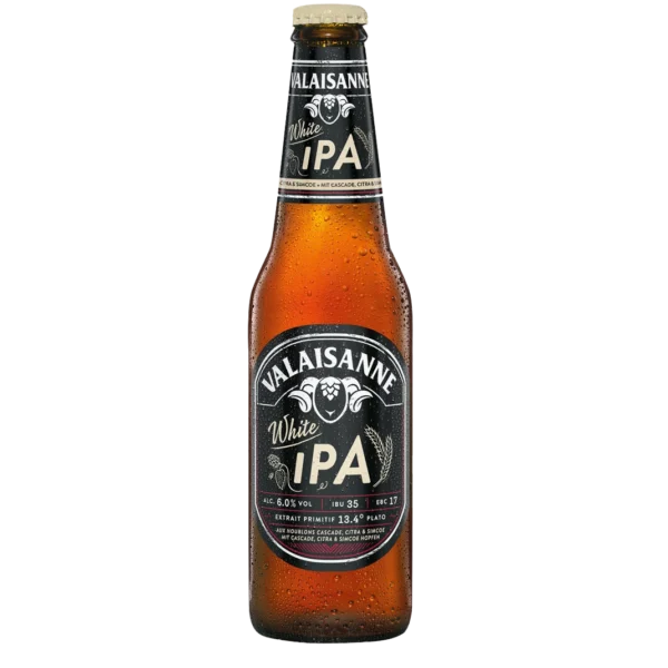 "Valaisanne White IPA Bierflasche"