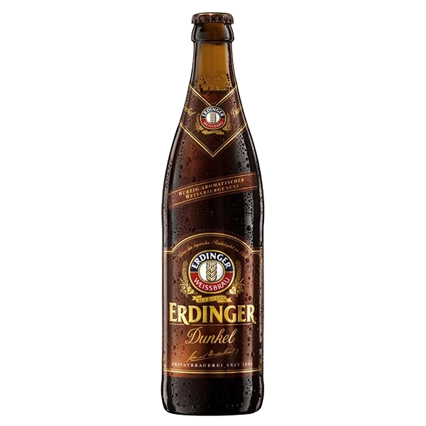 Erdinger Hefe-Weissbier Dunkel Flasche