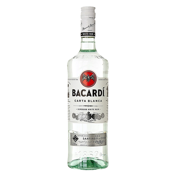 Bacardi Carta Blanca Rum Flasche