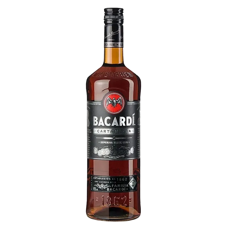 Bacardi Carta Negra Rum Flasche