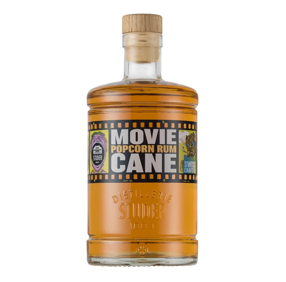 Studer Moviecane Popcorn Rum Flasche