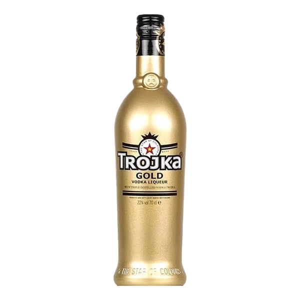 Trojka Vodka Gold Flasche
