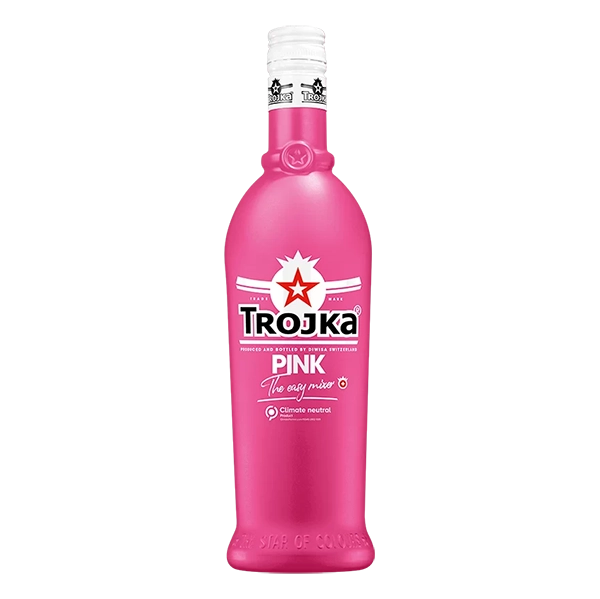 Trojka Vodka Pink Likörflasche