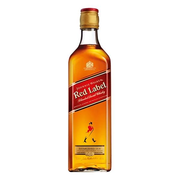 Johnnie Walker Red Label Whisky Flasche