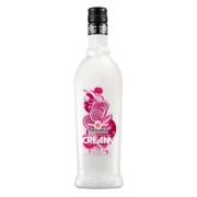 Vodka White Cream Trojka (Erdbeere Geschmack) 17% 0,70 Liter