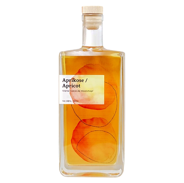 Mostchopf Aprikose / Abricot Vieille Flasche