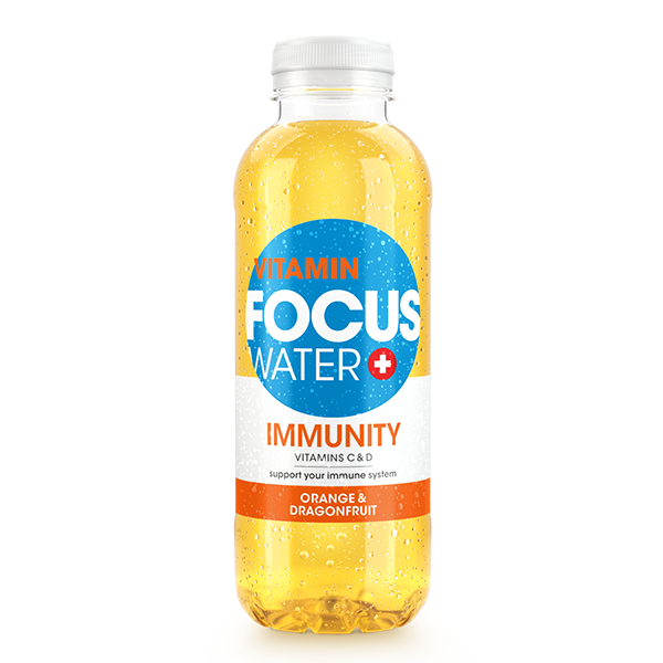 Focuswater Immunity Orange & Dragenfruit