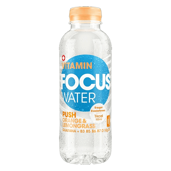 Focuswater Push Orange & Zitronengras