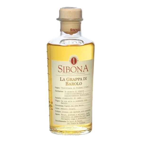 Grappa Sibona di Barolo 40% 0,50 Liter