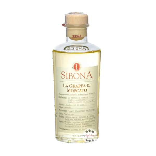 Grappa Sibona di Moscato 40%