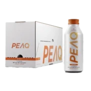Energiegetränk PEAQ Swiss Mountain Water Apricot 12 x 0,473 Liter