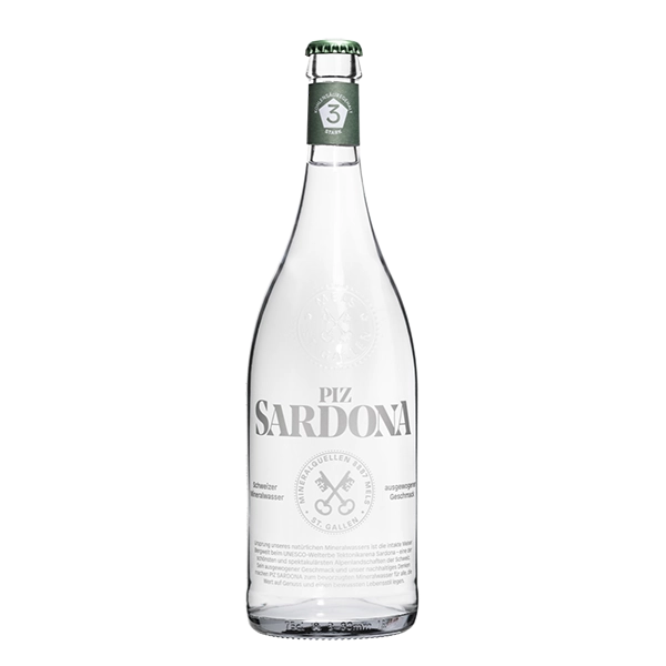 Piz Sardona Mineralwasser stark 12 x 0,75 Liter