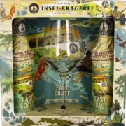 Insel East Coast  4 x 0,33 Liter plus Glas