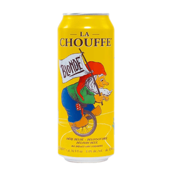 Bier La Chouffe blonde Dose 12 x 0,50 Liter