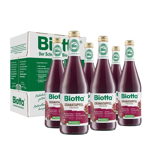 Biotta Granatapfel 6 x 0,50 Liter