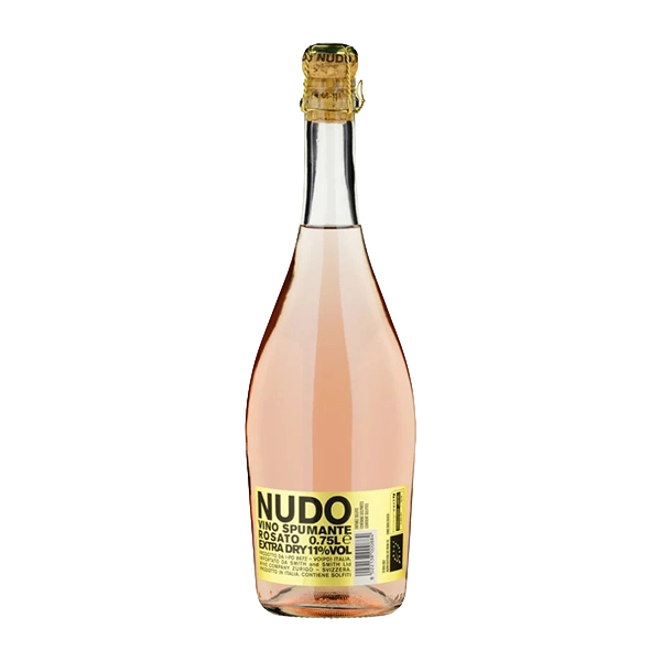 Vino Spumante Rosato Extra Dry "Nudo" IGT Bio 11% 0,75 Liter