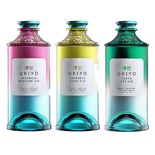 Ukiyo Japanese Blossom Gin 40% – Bild 2